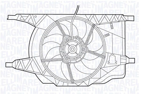 MAGNETI MARELLI Ventilators, Motora dzesēšanas sistēma 069422536010